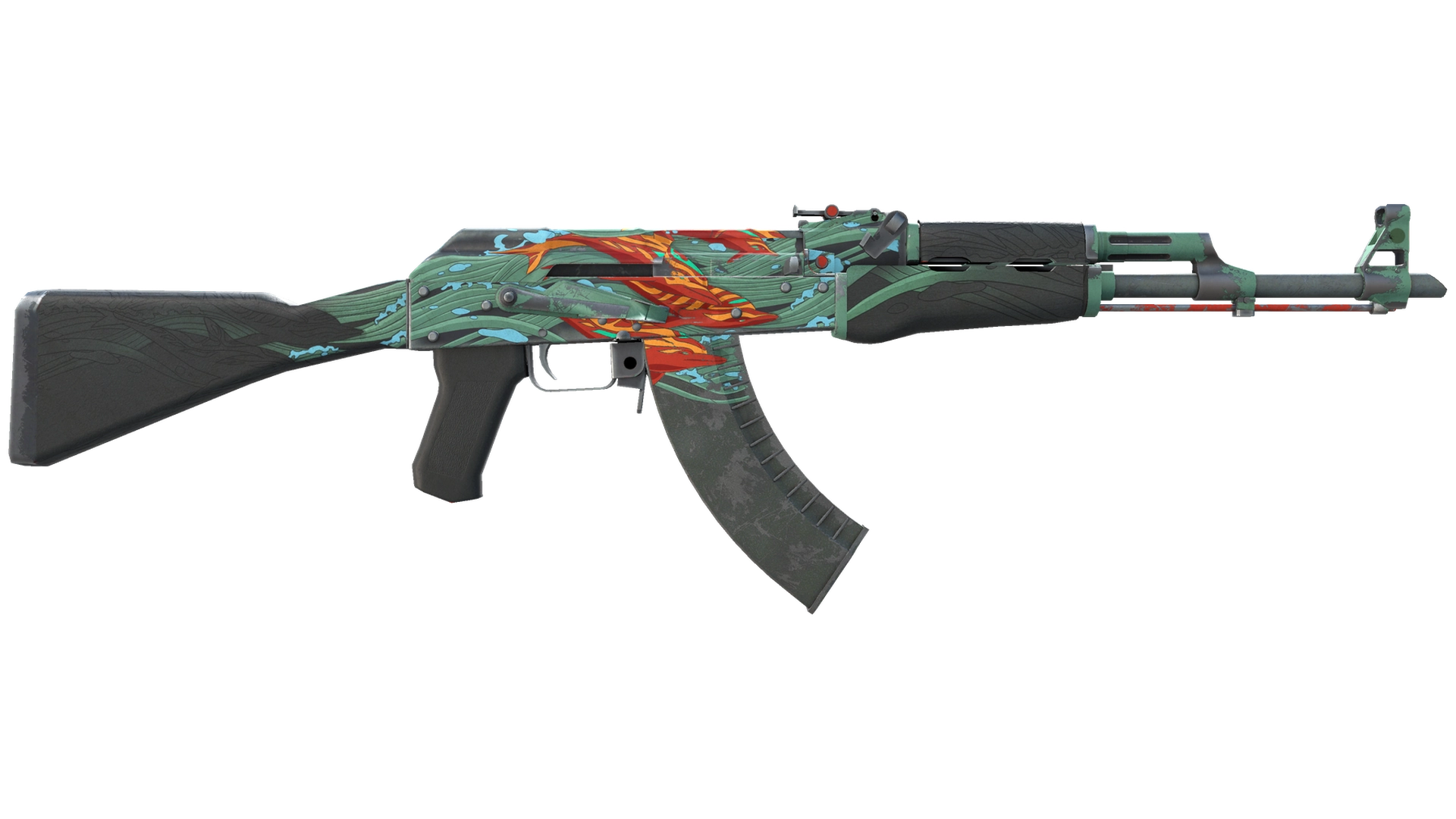 AK-47 | Aquamarine Revenge (Well-Worn)