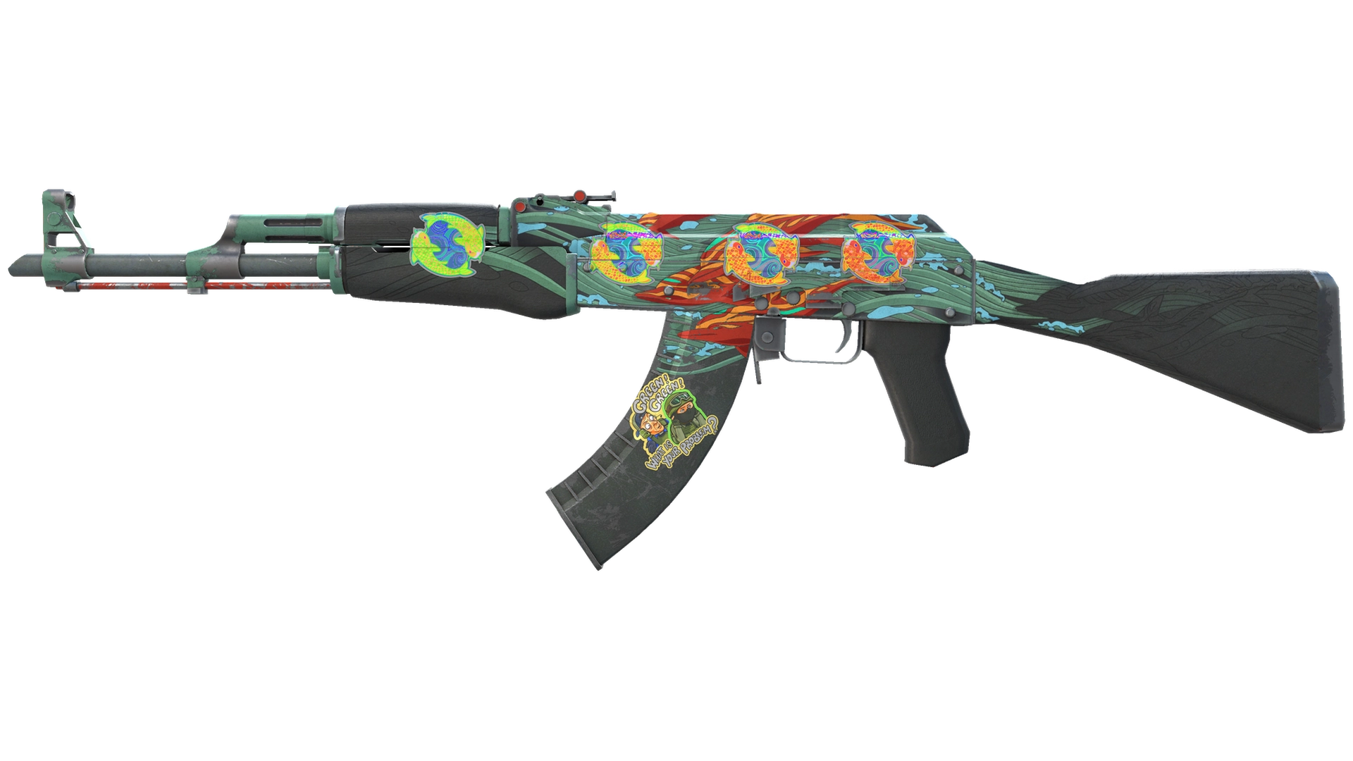 AK-47 | Aquamarine Revenge (Well-Worn)