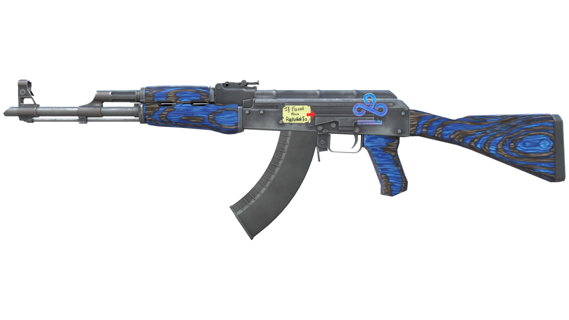 AK-47 | Blue Laminate (Well-Worn)