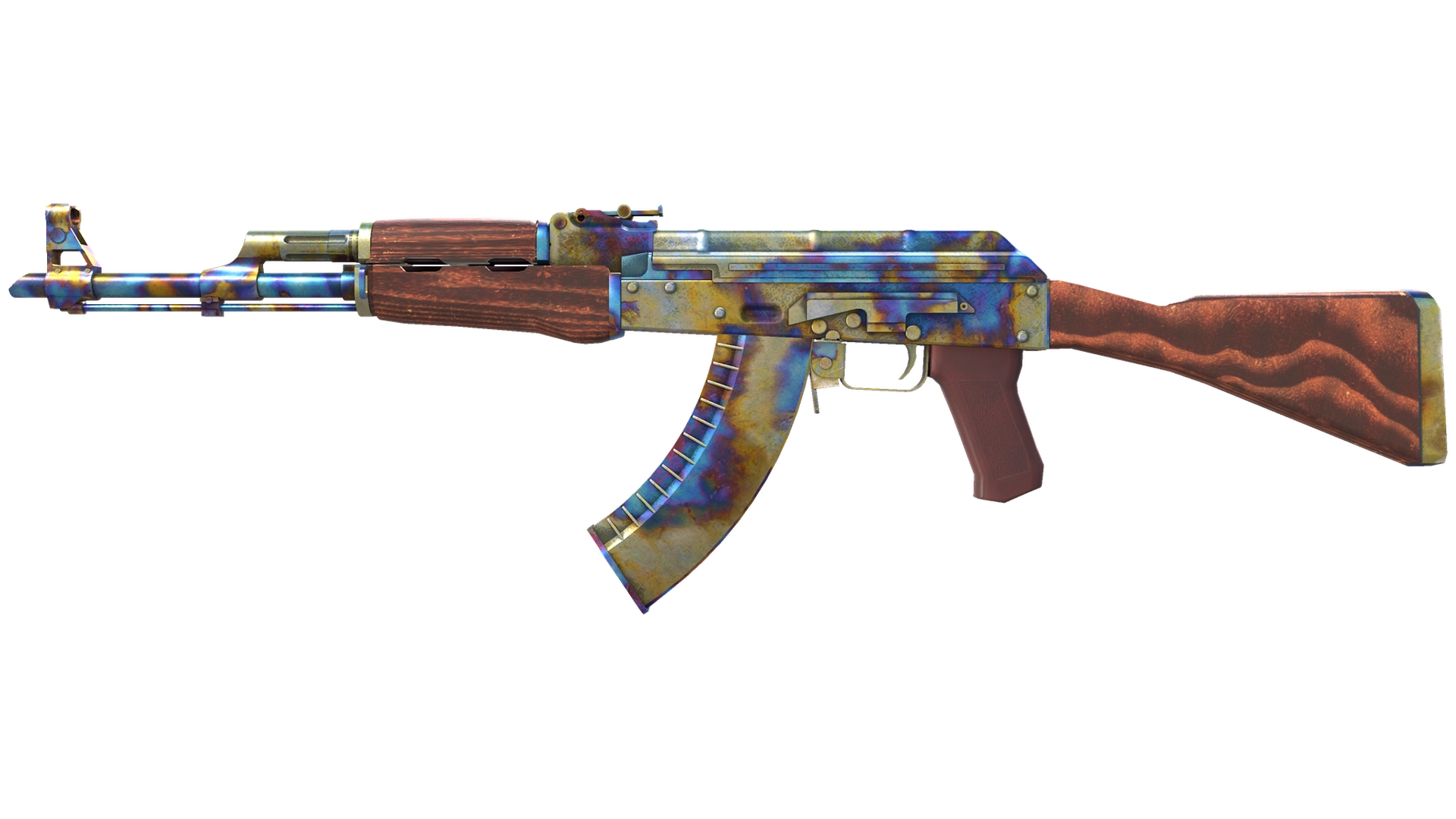 AK-47 | Case Hardened (Well-Worn)