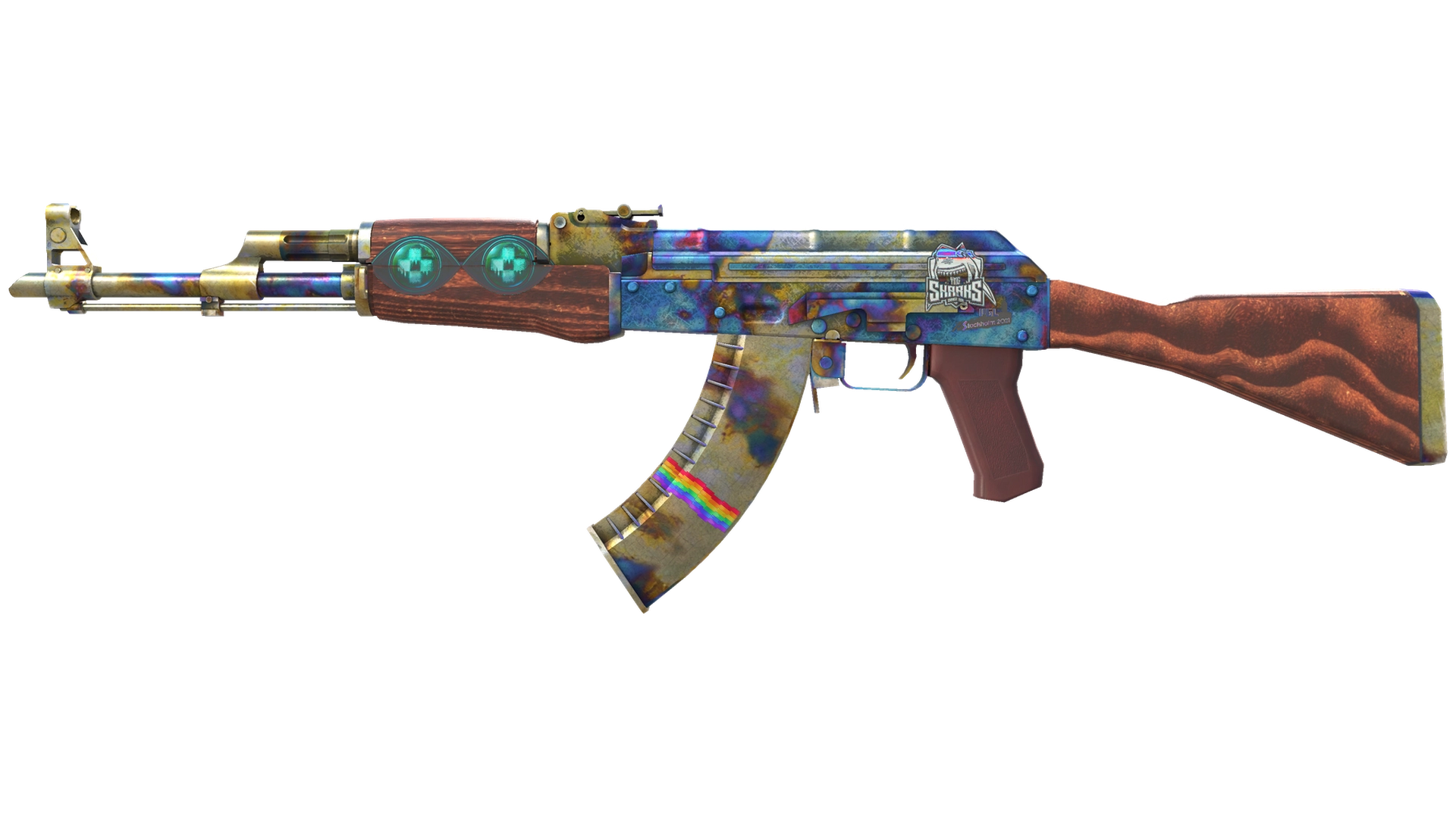 AK-47 | Case Hardened (Well-Worn)