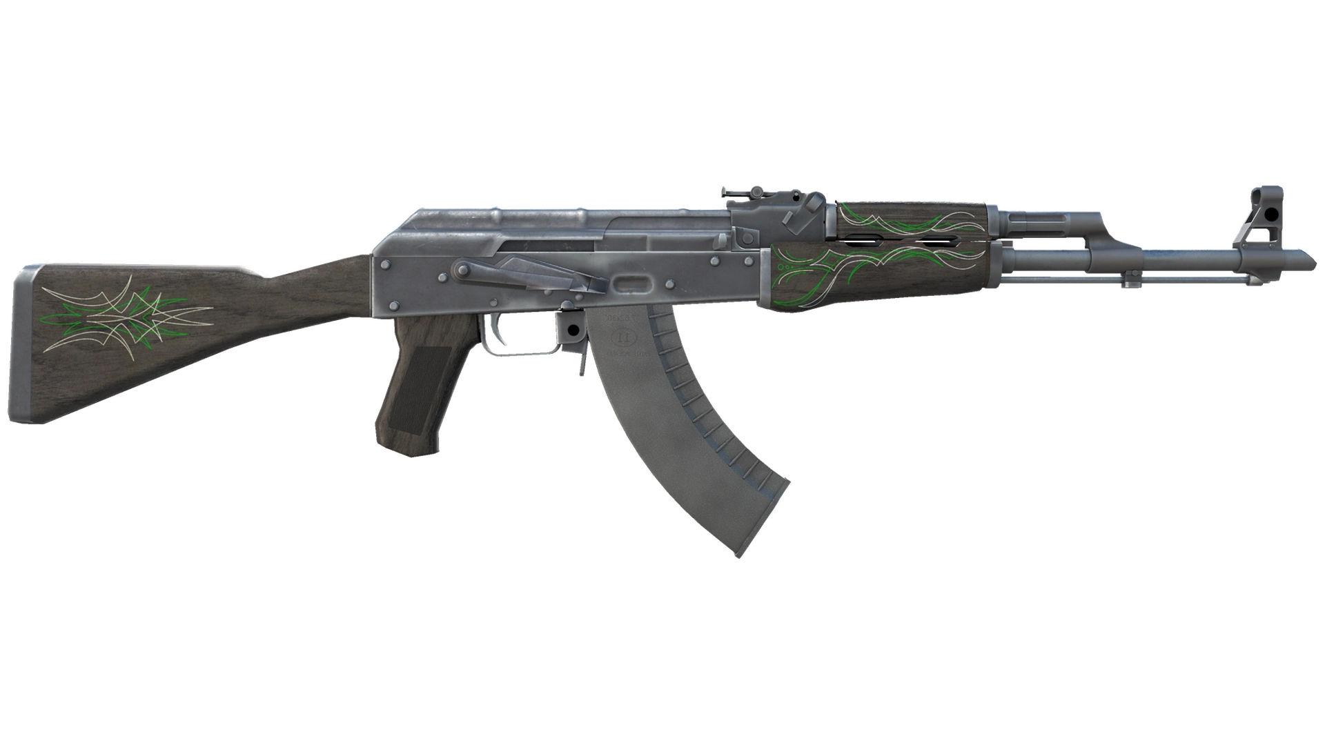 AK-47 | Emerald Pinstripe (Battle-Scarred)