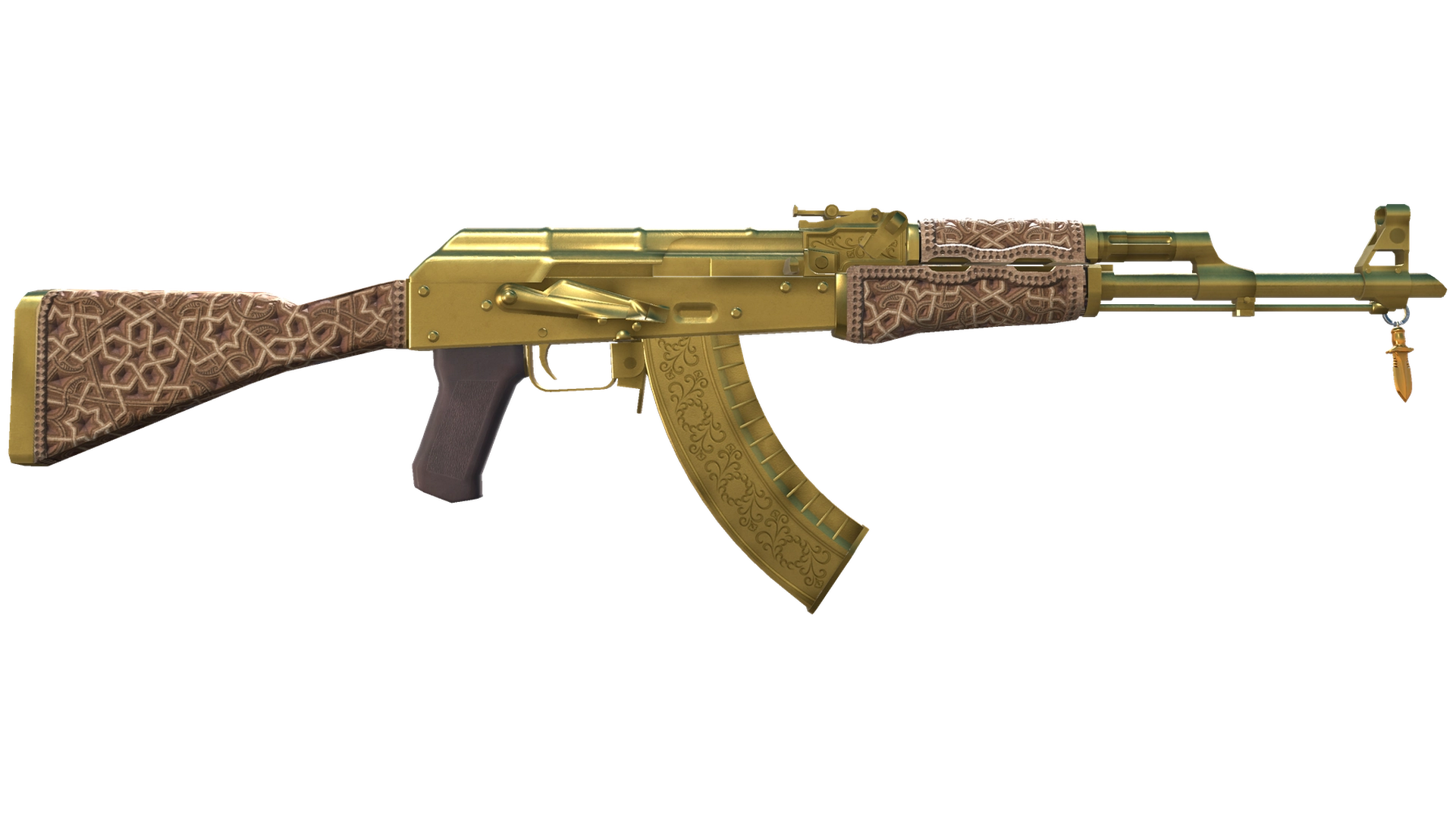 AK-47 | Золотая арабеска (После полевых испытаний)