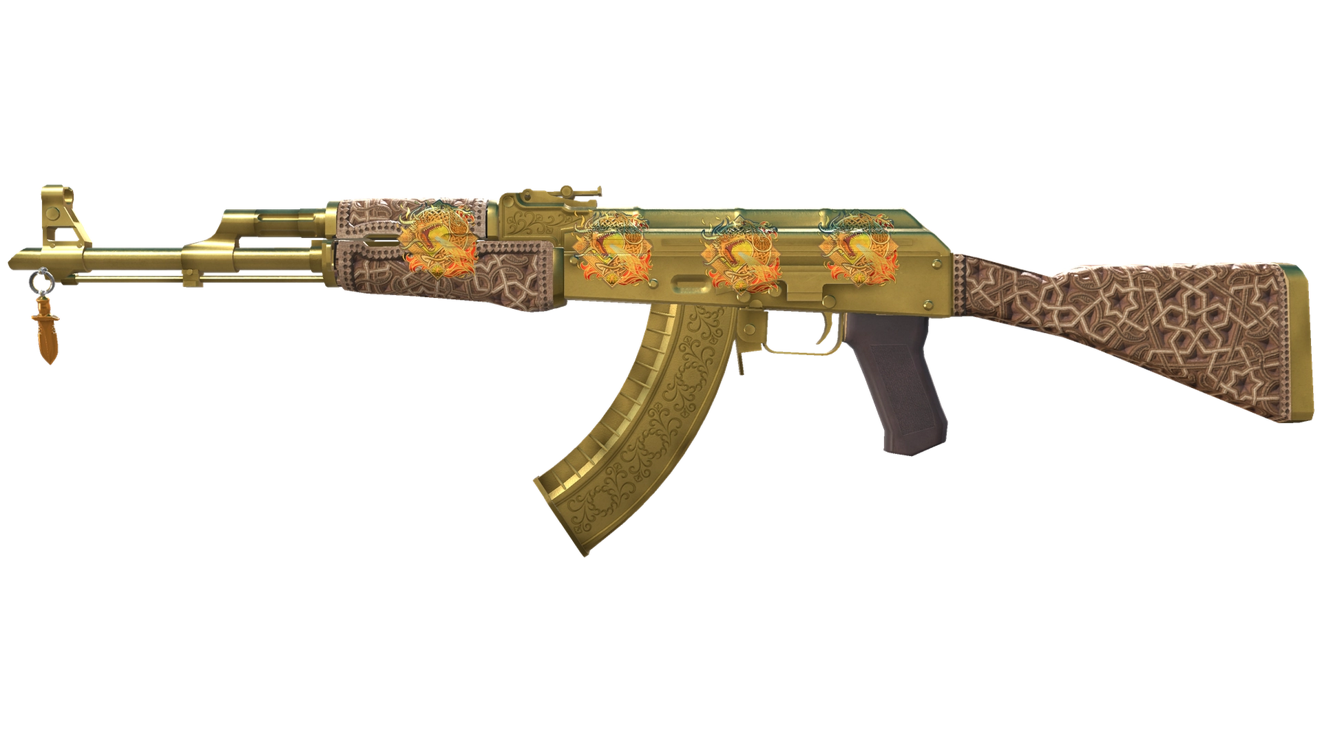AK-47 | Золотая арабеска (После полевых испытаний)