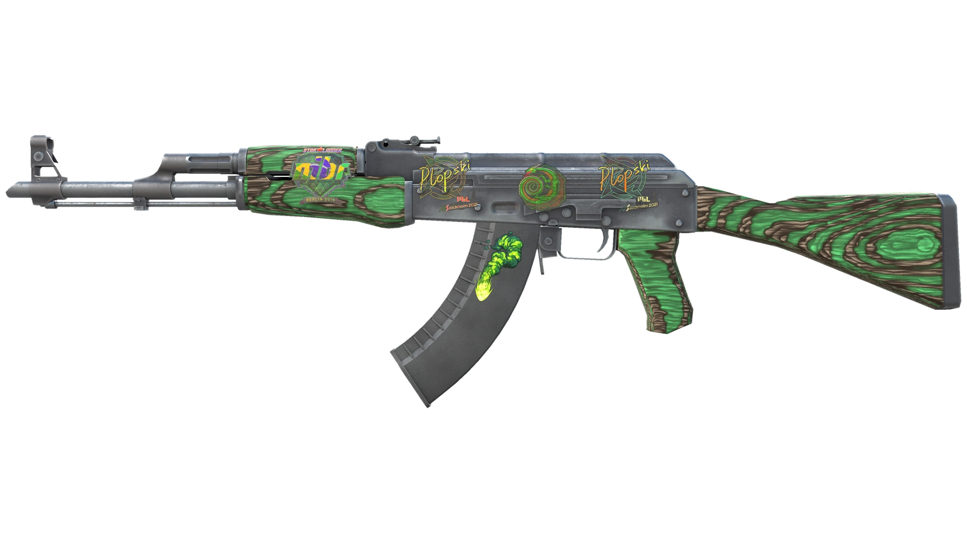 AK-47 | Green Laminate (Minimal Wear)