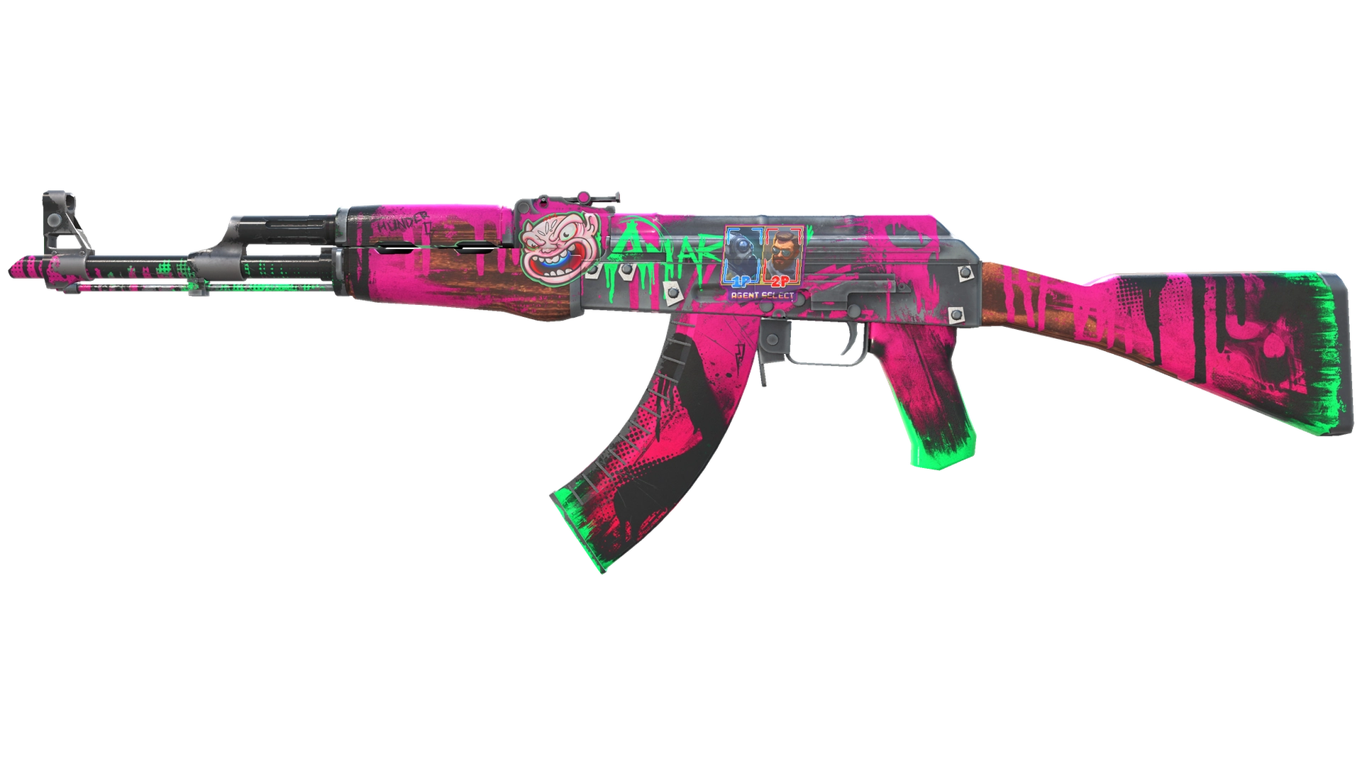 AK-47 | Neon Revolution (Well-Worn)