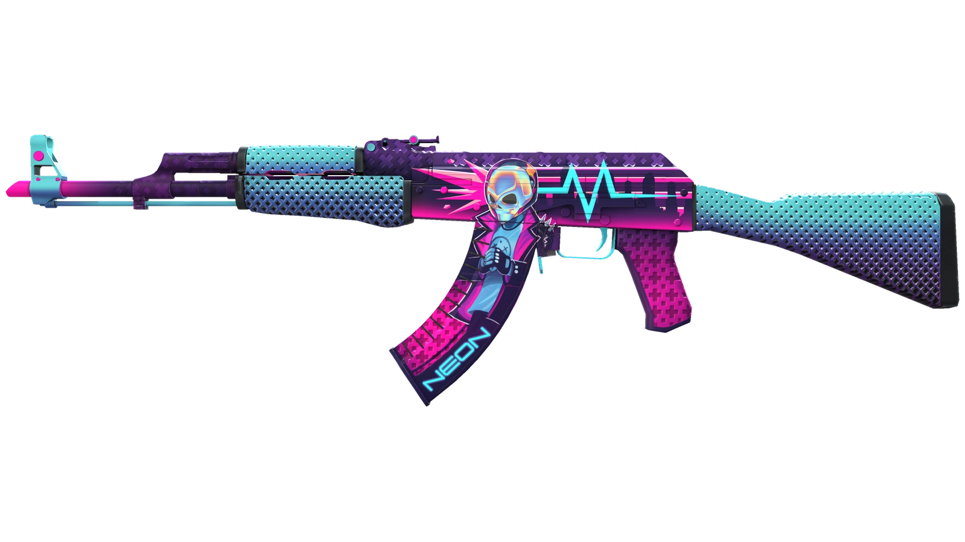 AK-47 | Неоновый гонщик (Прямо с завода)
