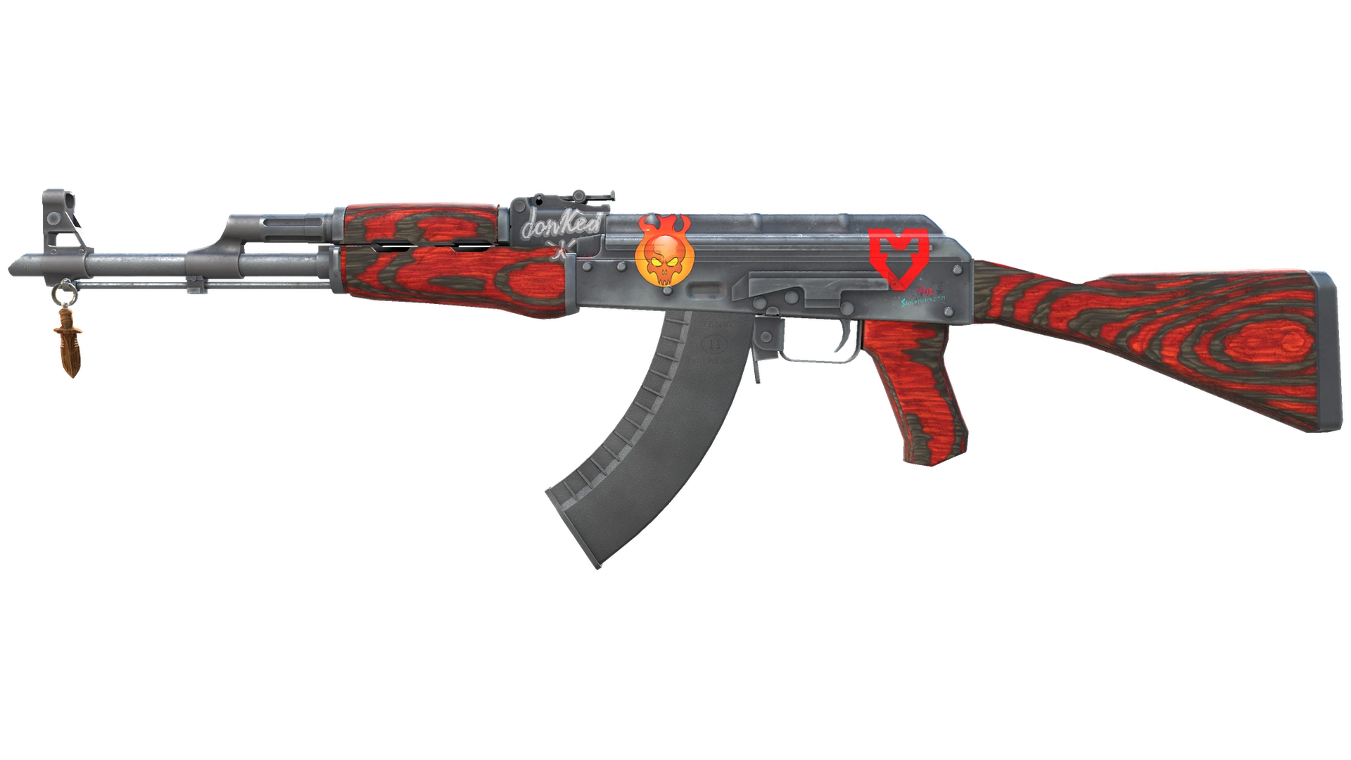 AK-47 | Red Laminate (Battle-Scarred)