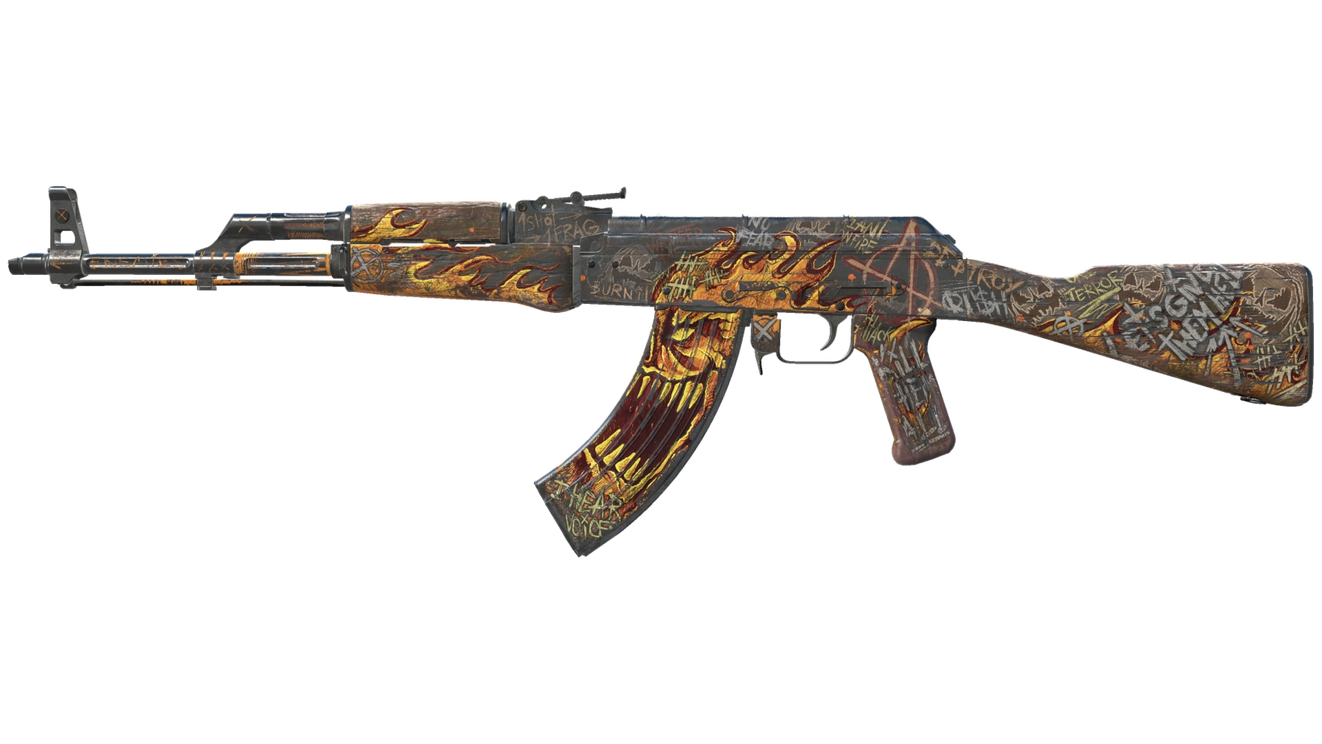 AK-47 | Searing Rage (Battle-Scarred)