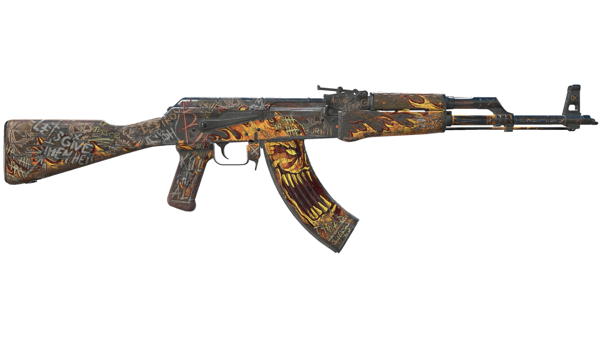 AK-47 | Searing Rage (Battle-Scarred)