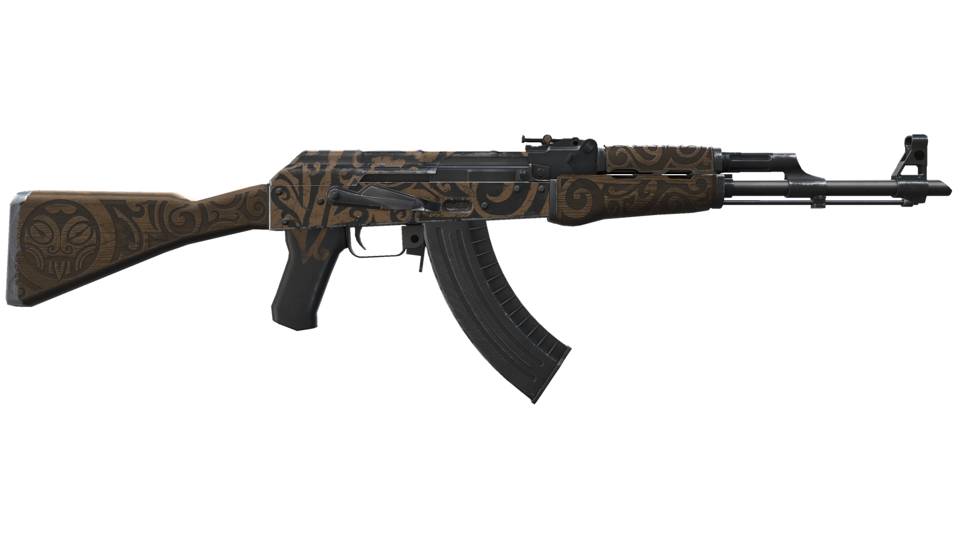AK-47 | Uncharted (Well-Worn)