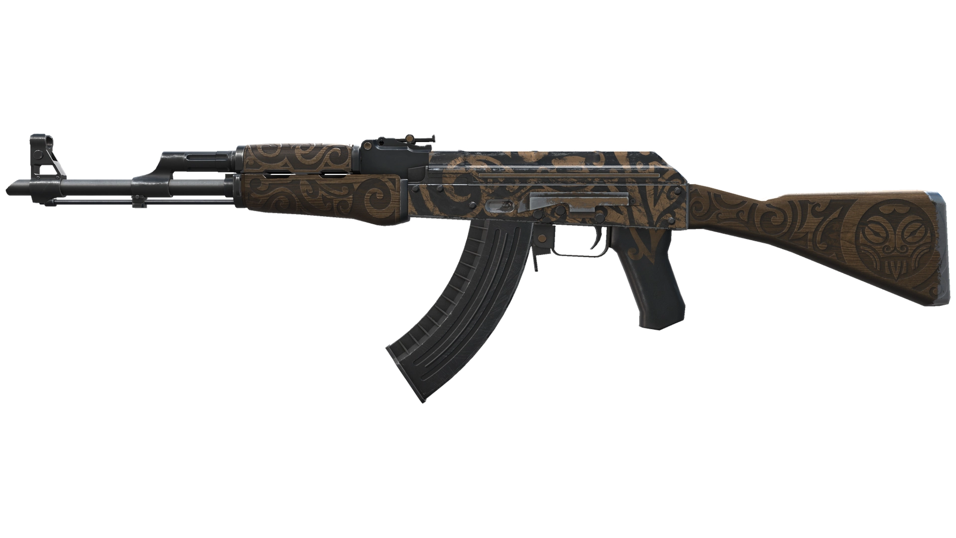 AK-47 | Uncharted (Well-Worn)