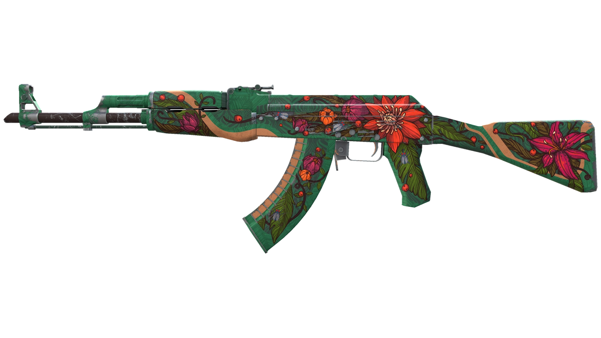 AK-47 | Дикий лотос (Поношенное)