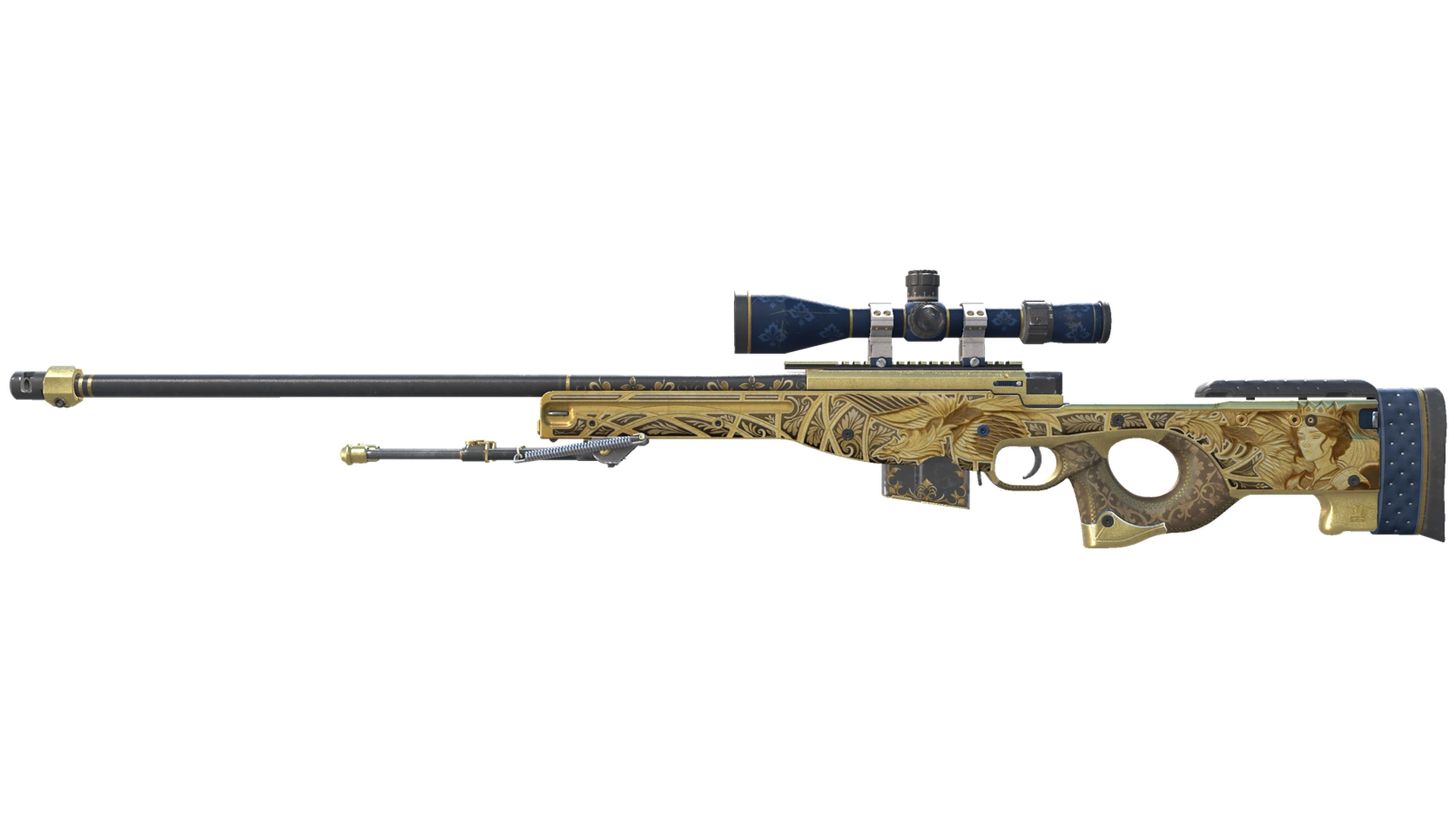 AWP | Queen's Gambit (Well-Worn)