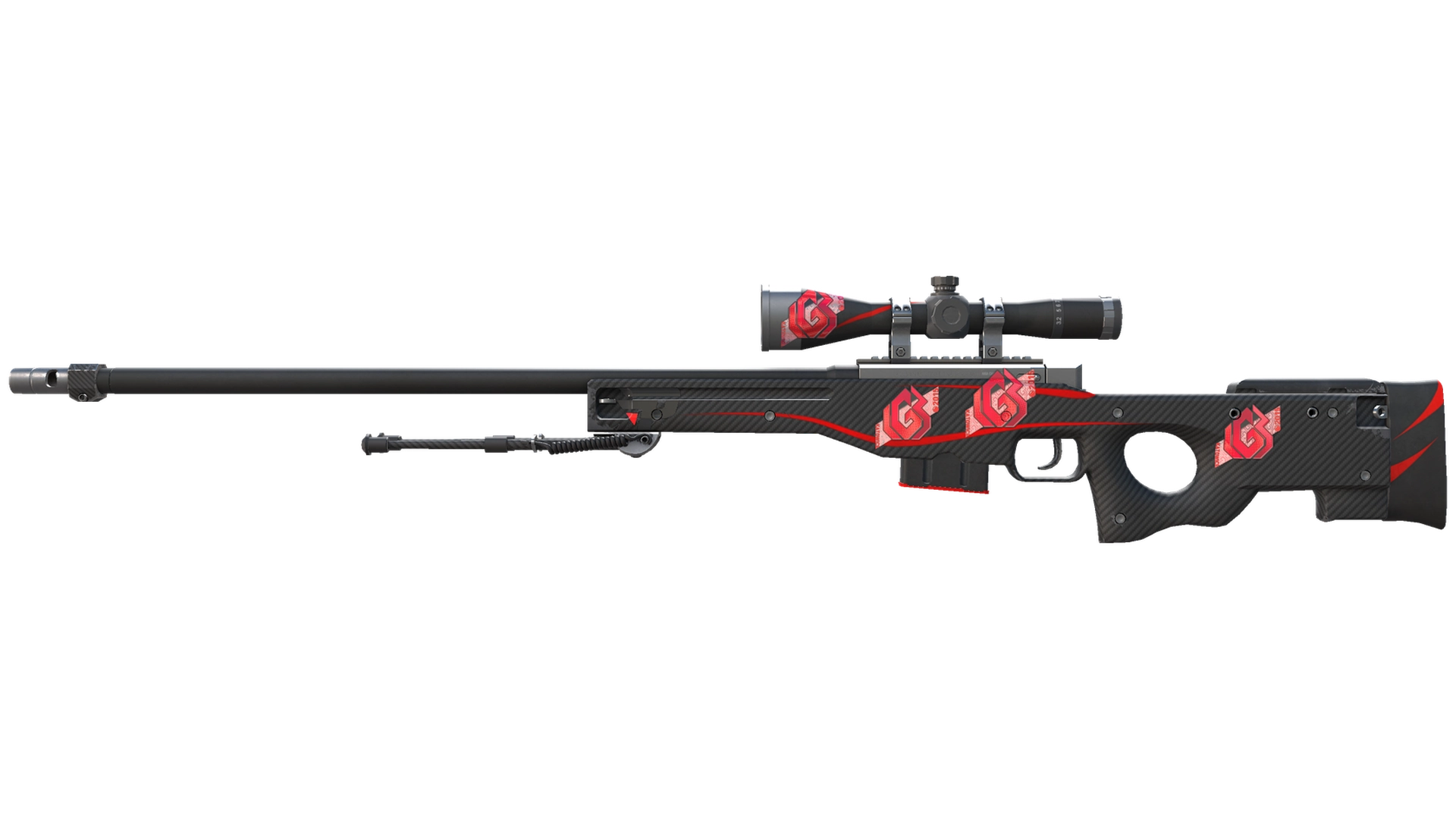 AWP | Красная линия (Немного поношенное)