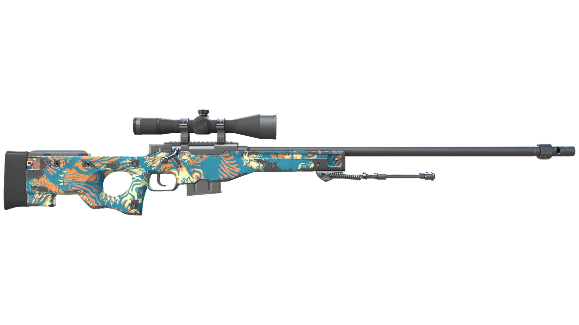 AWP | Шёлковый тигр (После полевых испытаний)