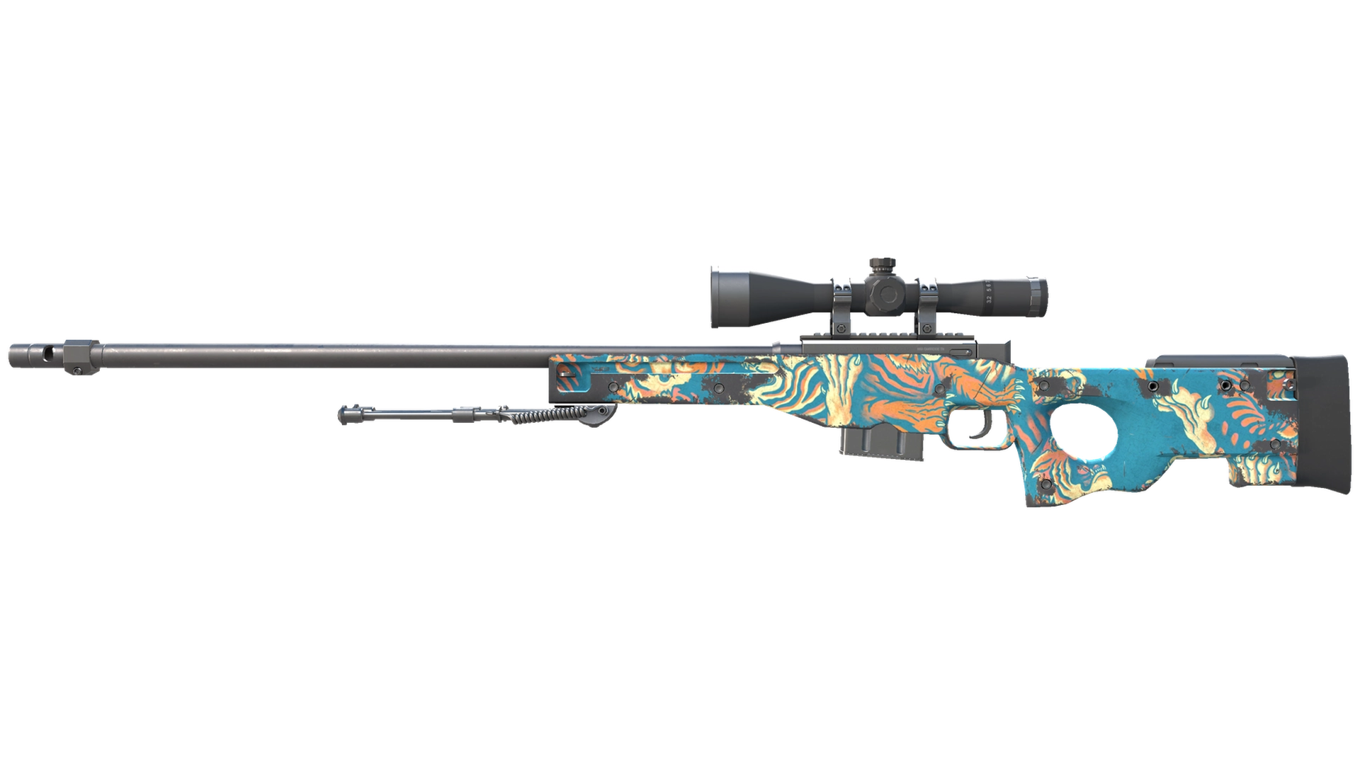AWP | Шёлковый тигр (После полевых испытаний)