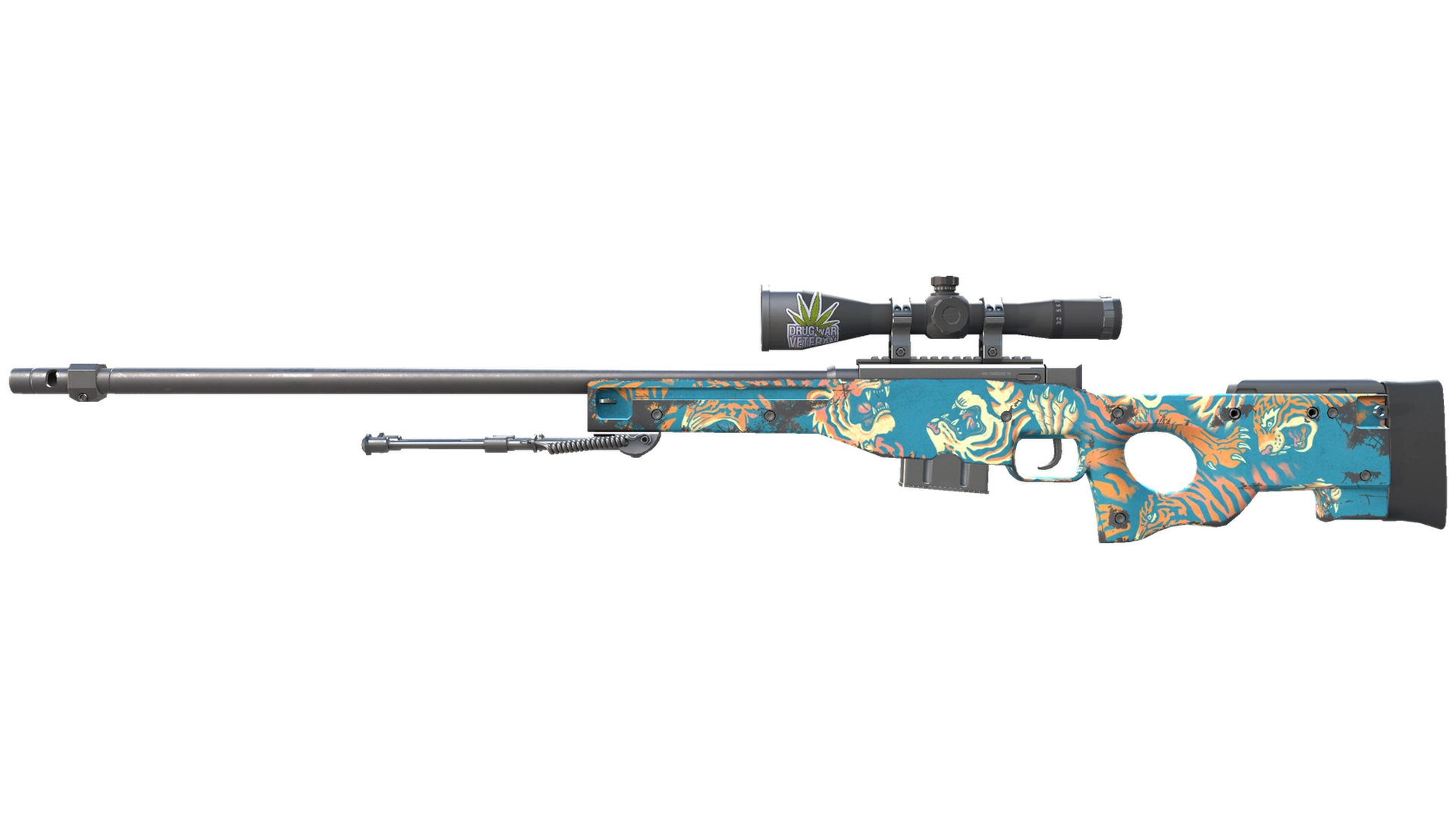 AWP | Шёлковый тигр (После полевых испытаний)