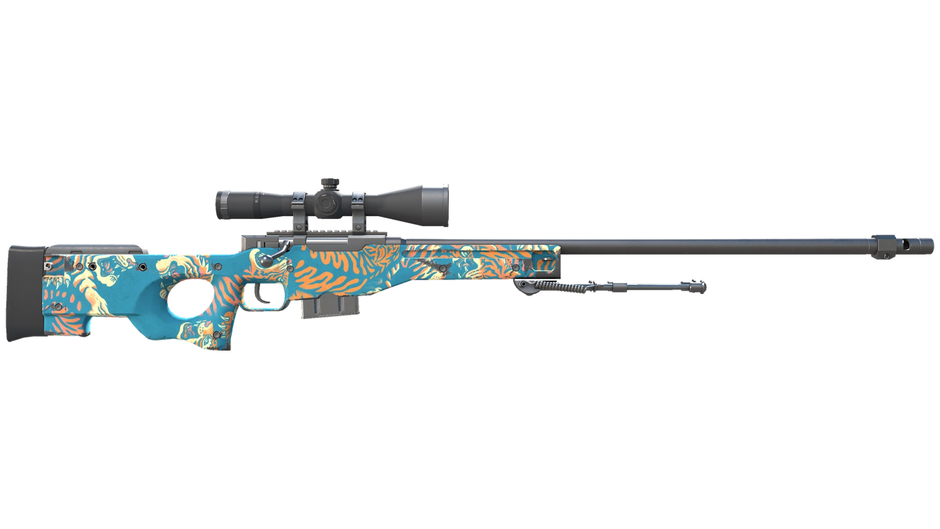 AWP | Шёлковый тигр (Немного поношенное)