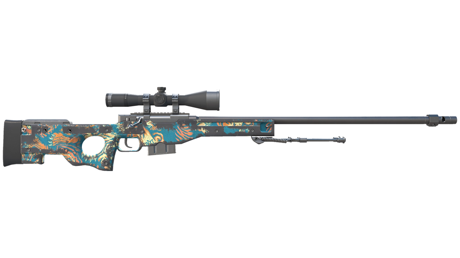 AWP | Silk Tiger (Well-Worn)