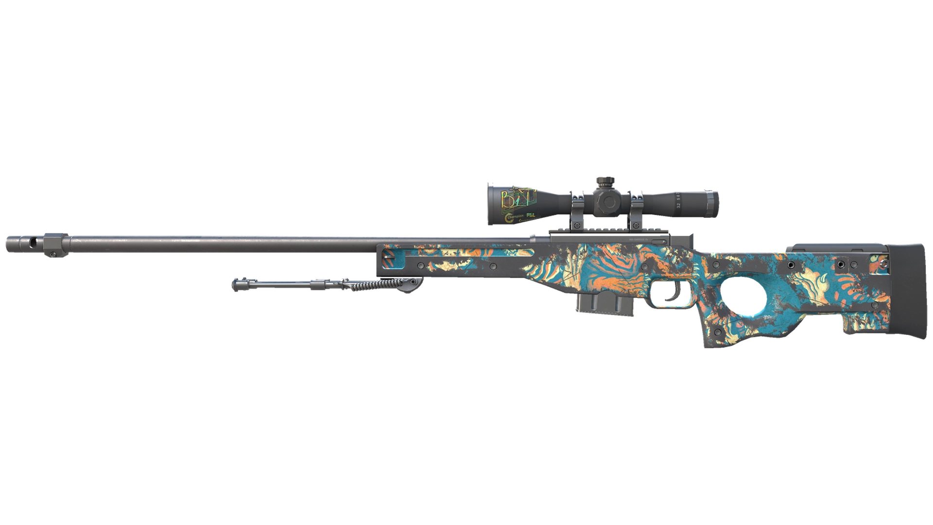 AWP | Silk Tiger (Well-Worn)