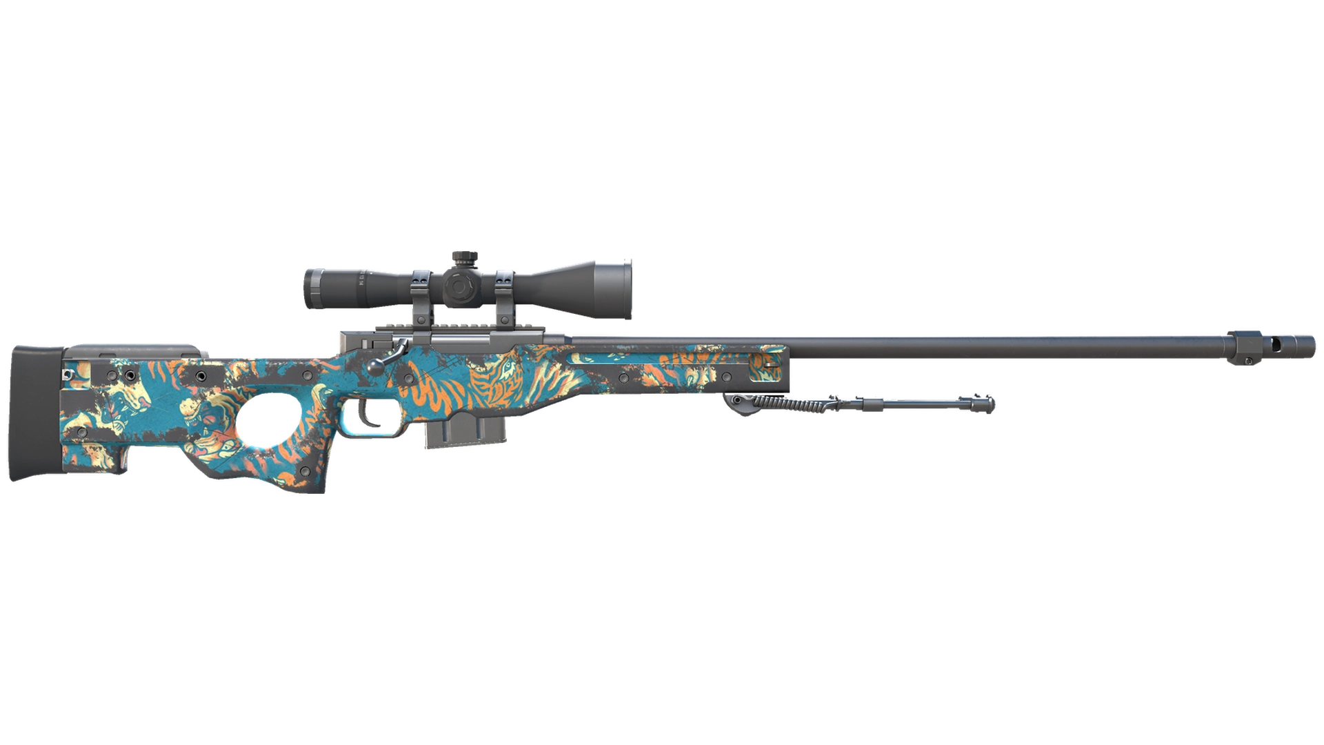 AWP | Silk Tiger (Well-Worn)
