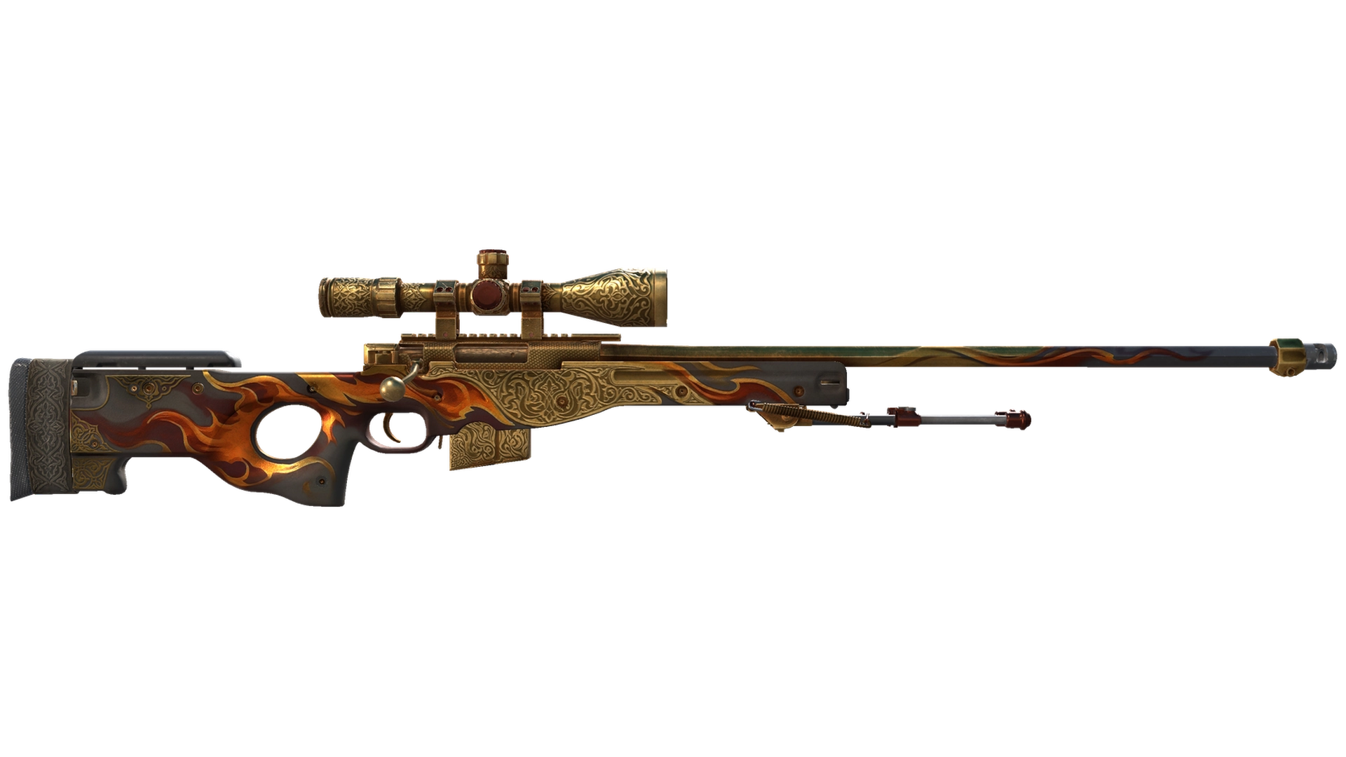 AWP | Sovereign Flame (Well-Worn)