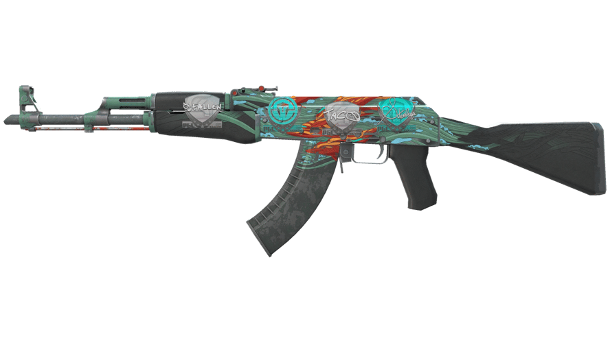 AK-47 | Aquamarine Revenge (Well-Worn)