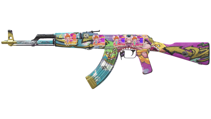 AK-47 | B the Monster (Well-Worn)