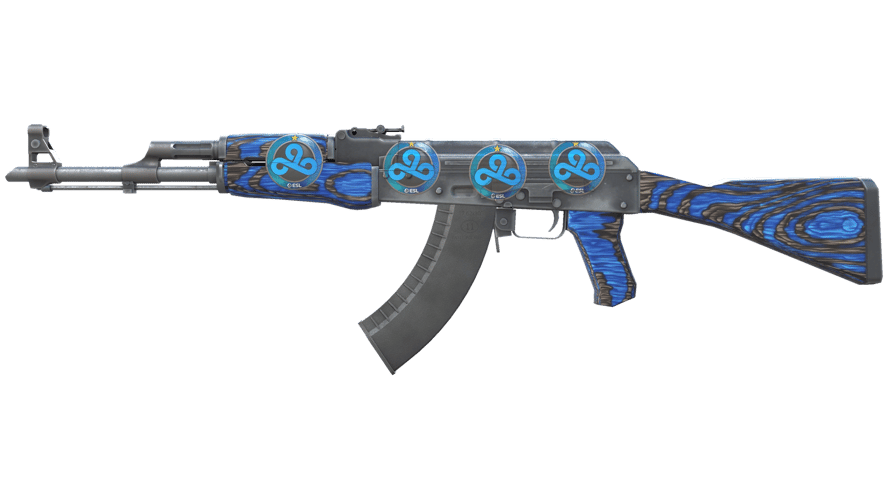 AK-47 | Синий глянец (Прямо с завода)
