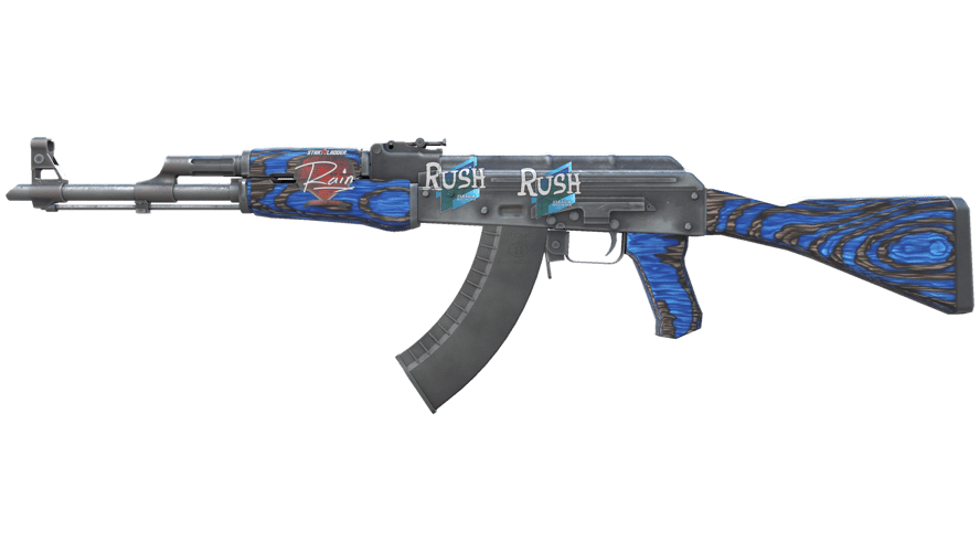AK-47 | Синий глянец (Немного поношенное)