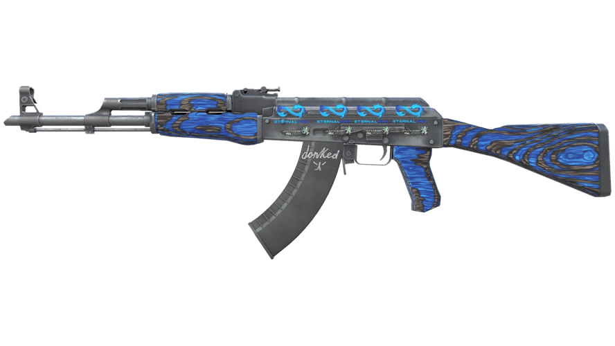 AK-47 | Blue Laminate (Minimal Wear)