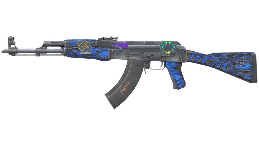 AK-47 | Blue Laminate (Minimal Wear)