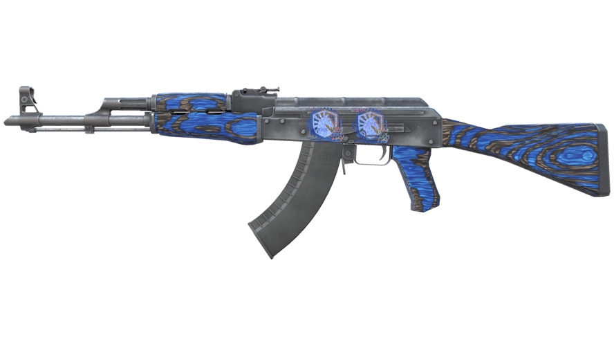 AK-47 | Blue Laminate (Minimal Wear)