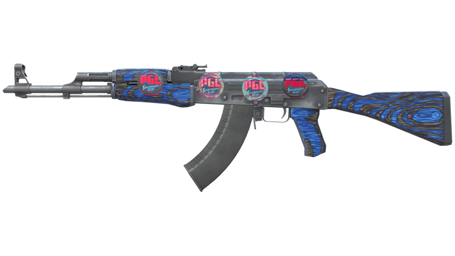 AK-47 | Blue Laminate (Well-Worn)