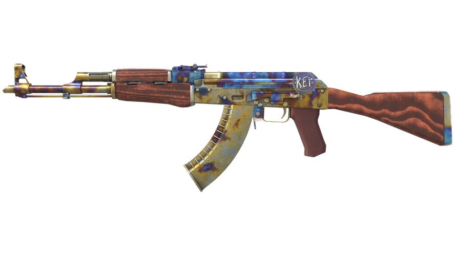 AK-47 | Case Hardened (Well-Worn)