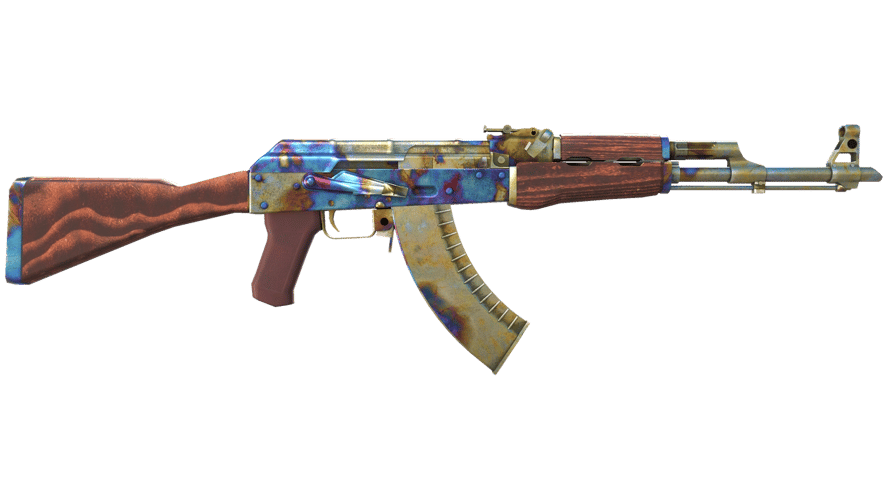 AK-47 | Case Hardened (Well-Worn)