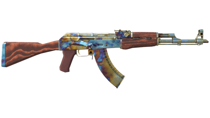 AK-47 | Case Hardened (Well-Worn)
