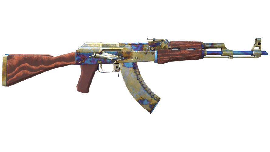 AK-47 | Case Hardened (Well-Worn)