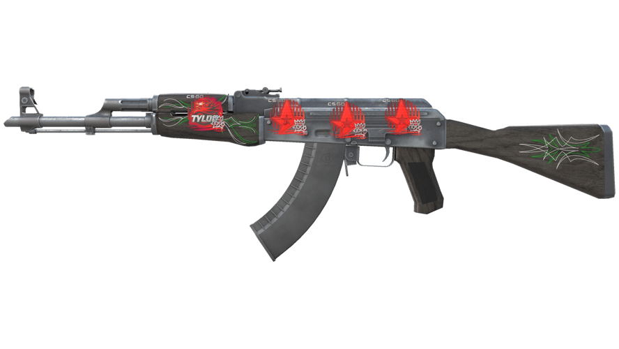 AK-47 | Emerald Pinstripe (Battle-Scarred)