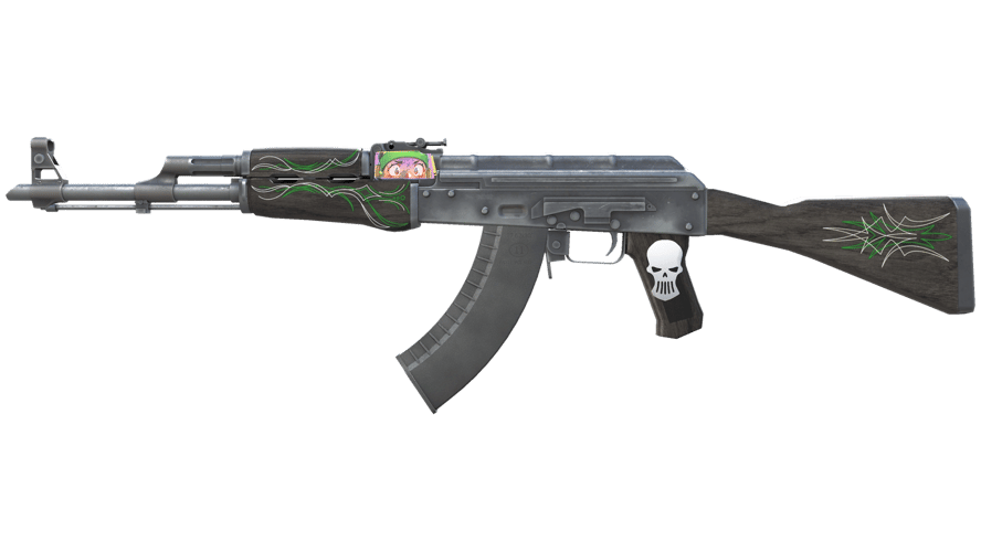 AK-47 | Emerald Pinstripe (Minimal Wear)