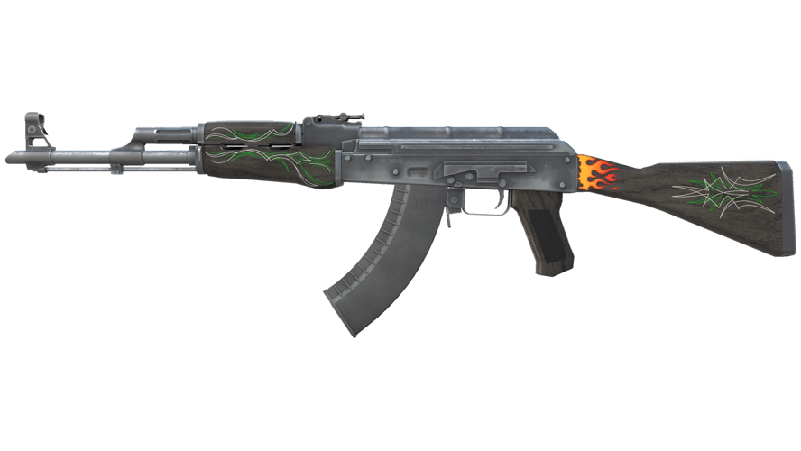 AK-47 | Изумрудные завитки (Поношенное)