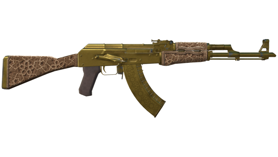 AK-47 | Золотая арабеска (Закалённое в боях)