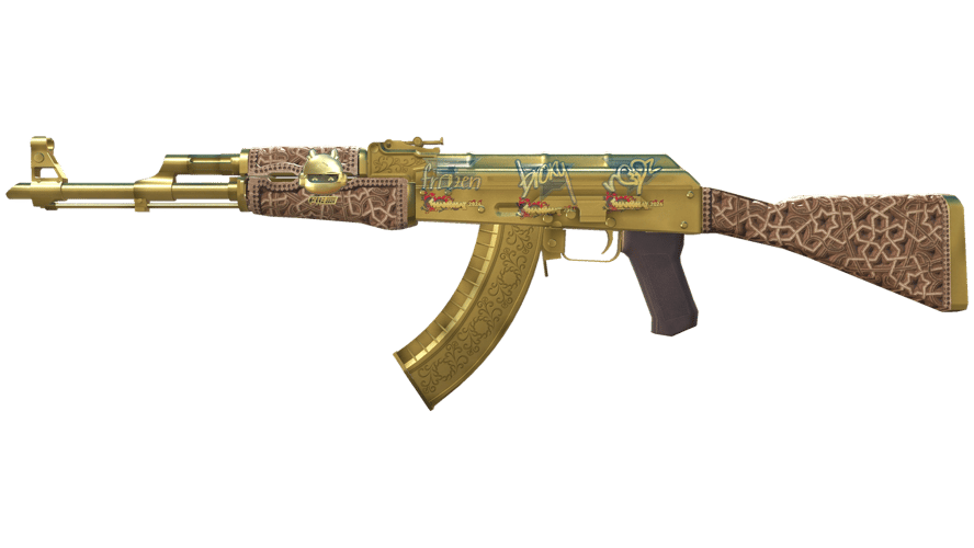 AK-47 | Gold Arabesque (Factory New)