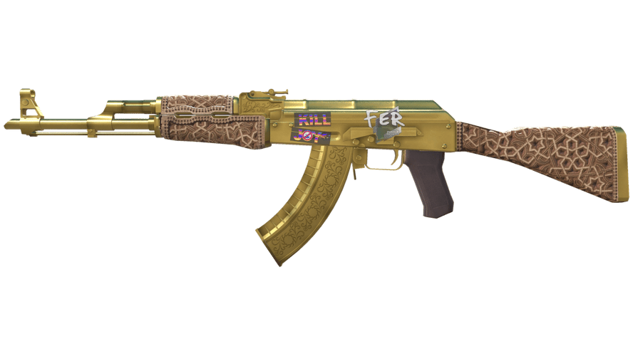 AK-47 | Gold Arabesque (Factory New)