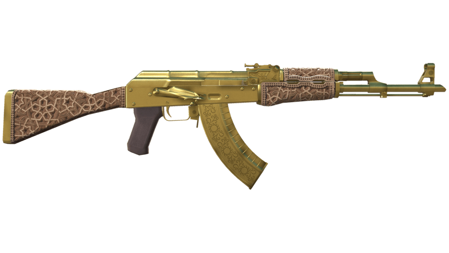 AK-47 | Gold Arabesque (Minimal Wear)