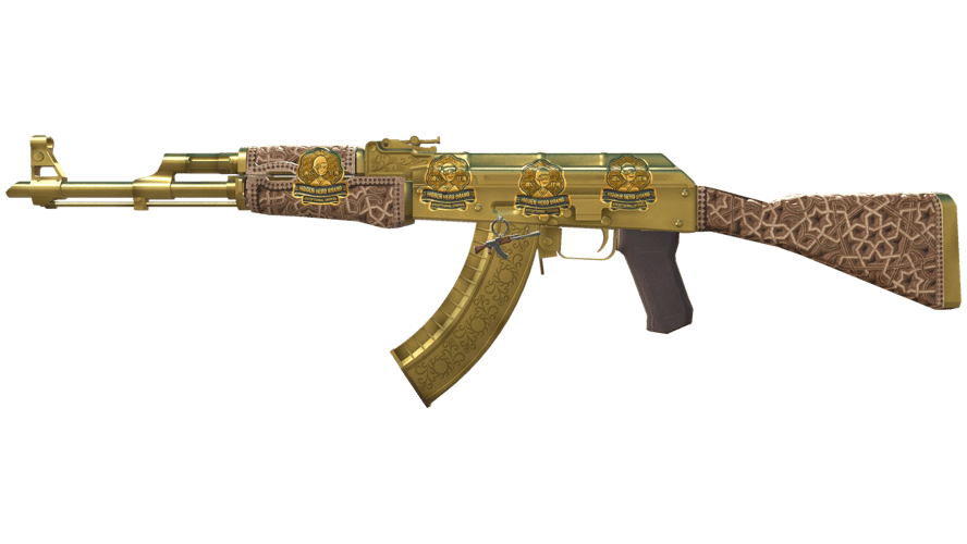 AK-47 | Gold Arabesque (Minimal Wear)