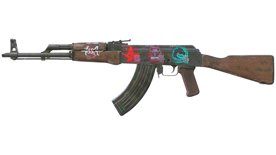 AK-47 | Jungle Spray (Battle-Scarred)