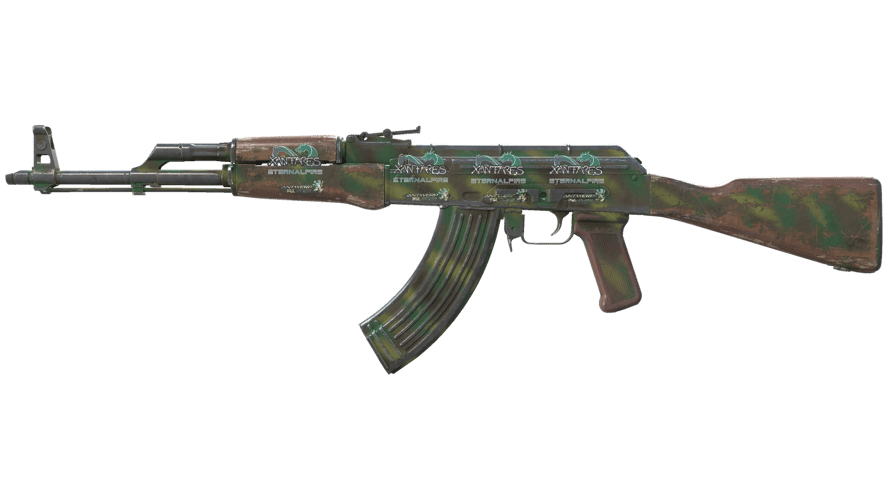 AK-47 | Jungle Spray (Battle-Scarred)