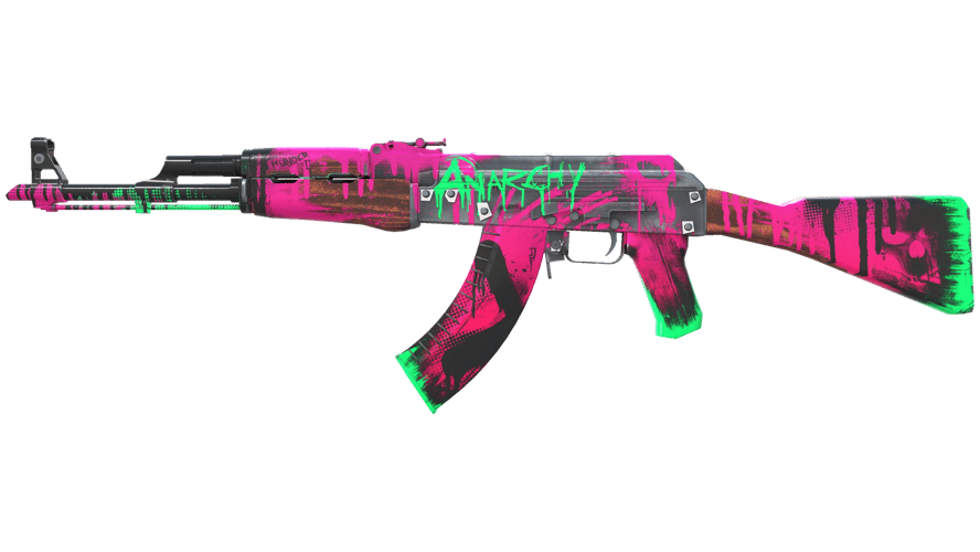 AK-47 | Неоновая революция (Немного поношенное)